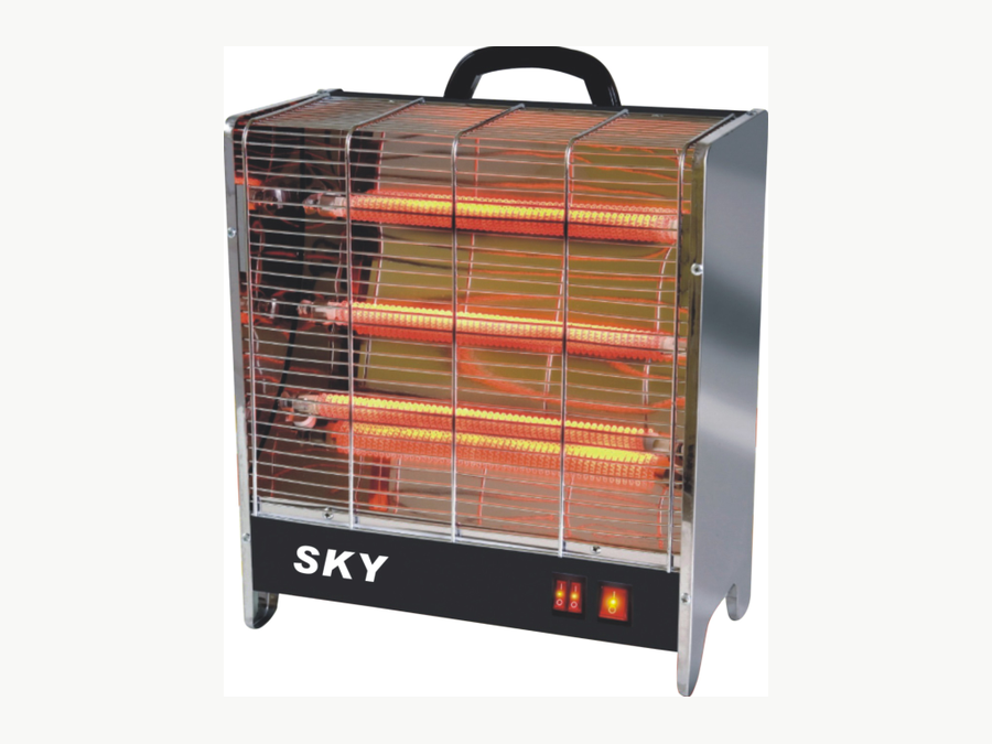 NSB-180K steel body quartz heater with 1800W power